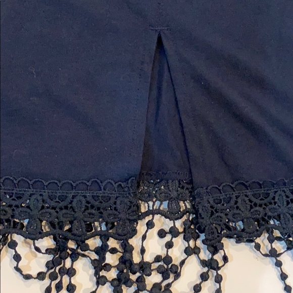 Hollister Fringed Tank Top Small Flower Child Blue - Picture 6 of 7